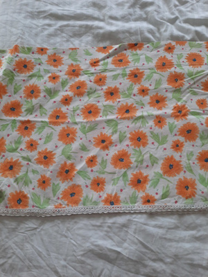 Kesäinen verhokappa 215x50cm