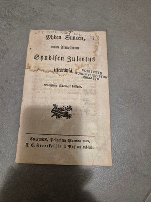 Syndisen Julistus (v. 1829)