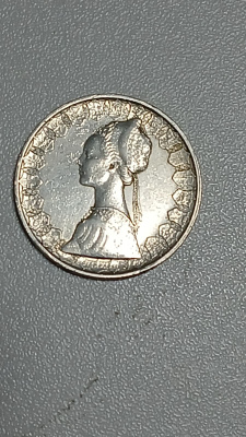 Italian 500 liiran hopea kolikko