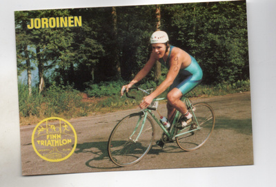 Joroinen: Finn Triathlon (erikoisleima 18.7.1987) pyöräilijä