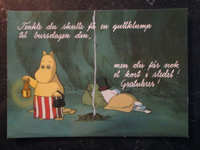 KULKEMATON MUUMIMAMMA MUUMIPAPPA MUUMIKORTTI