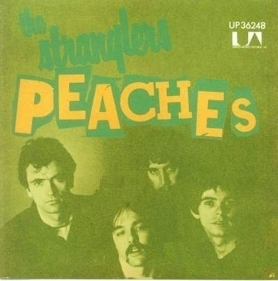 THE STRANGLERS peaches / go buddy go 45 -1977- blackmail ps*
