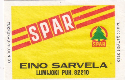 Lumijoki, Eino Sarvela , SPAR   4/7