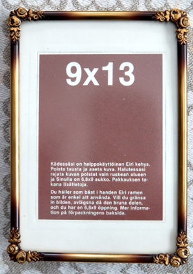 EIRI-valokuvakehys 9cm x 13cm
