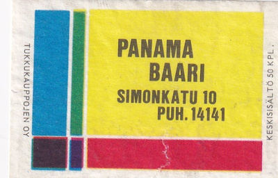 Panama Baari, Simonkatu 10  3/8