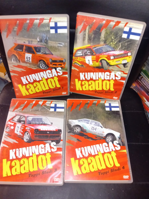4 DVD Kuningaskaadot 1-4 ( SIS POSTIKULU )