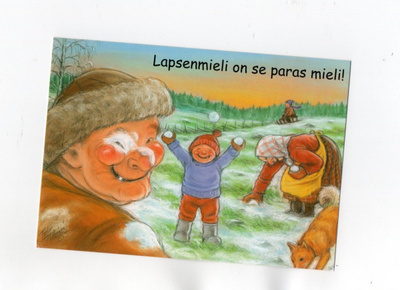 "°LAPSENMIELI ON SE PARAS MIELI!°" -KORTTI /Hörölä