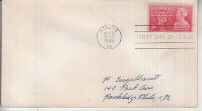 USA  FDC  1948 mona Michael