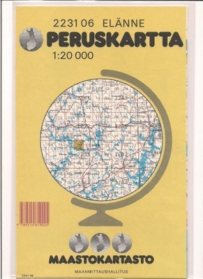Peruskartta 1:20 000 Elänne