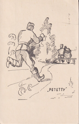 Sotilas " Petetty " . e170