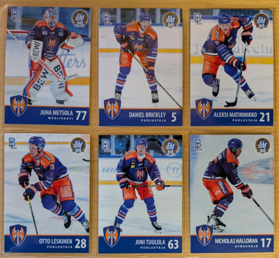 2024-25 Blueline Series 1 Tappara Team Set 12 korttia