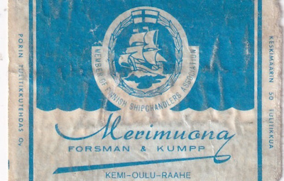 Merimuona, Forsman & Kumpp. Kemi. Oulu. Rauma    s26