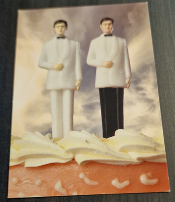  Paul Baars 1995/ "Boy meets boy" taidekortti, kulkematon