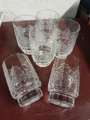 6 kpl iittala kuusi lasia