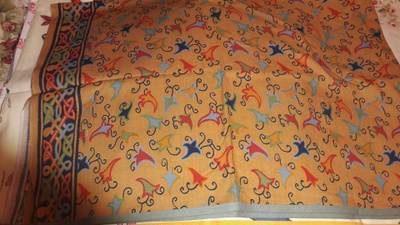 Verhokappa : värikäs verhokappa 43x260cm