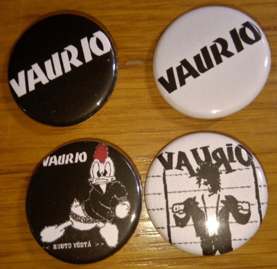 VAURIO - HUUTO YÖSTÄ RINTANAPIT SETTI