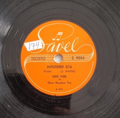 Savikiekko 1945 - Eero Väre - Sävel S. 9004