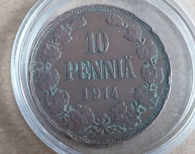 10 penniä 1914