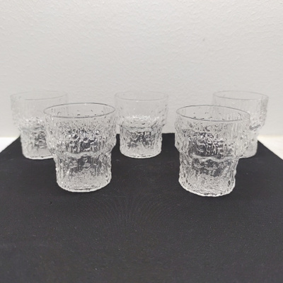Tapio Wirkkala Paadar snapsilasi 7 cl 5 kpl, Iittala
