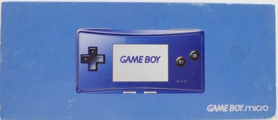 Game Boy Advance Micro Blue Console