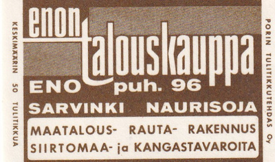 Eno, Enon Talouskauppa    sk2/8