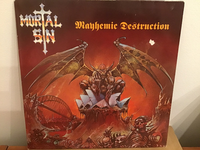 MORTAL SIN: Mayhemic Destruction Lp levy