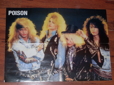 POISON / ZERO NINE - 1980's  juliste,poster 58x44cm EX
