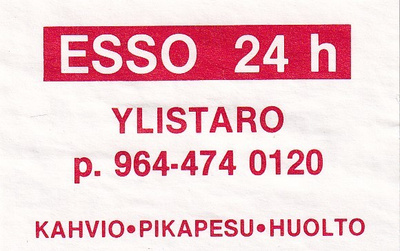 Ylistaro, ESSO 24h   8/8