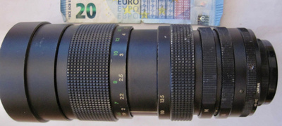 VANHA Objektiivi Polaris Auto Zoom 1:3,5 45mm - 135mm Pentax