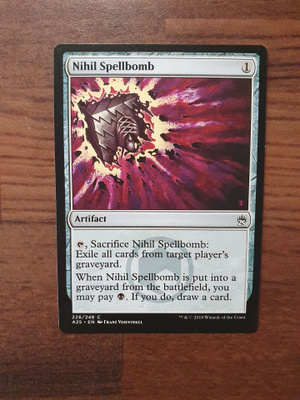 Magic the Gathering Nihil Spellbomb