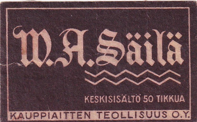 W. A. Säilä   5/13
