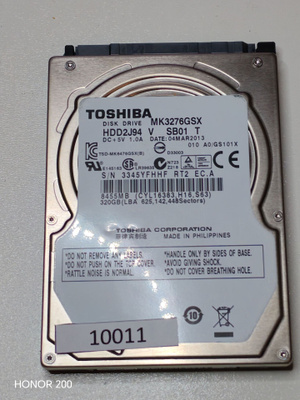 Toshiba 320 GB kovalevy