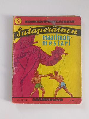 Korkeajännitys sarjakuva  nro:10/1958 Salaperäinen maailman