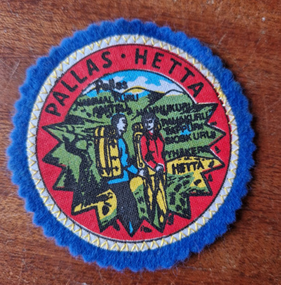 Pallas Hetta vintage kangasmerkki