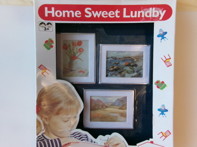 Lundby nukkekoti taulu 3 kpl