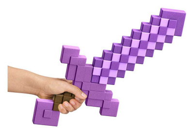 MINECRAFT PLASTIC REPLICA DIAMOND ENCHANTED SWORD	(84 830)	5