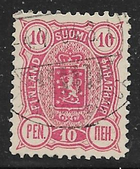 Kolmilukuiset 10p 1889 (LAPE 29A) O