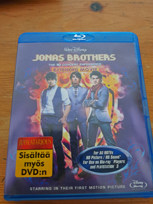 Jonas Brothers BLU-RAY+DVD uudenveroinen