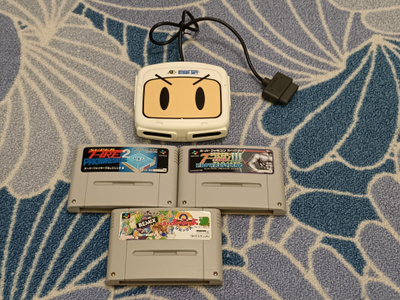 Bomberman Multitap + Pelit SFC /SNES