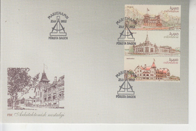 åland fdc 2012 taloja