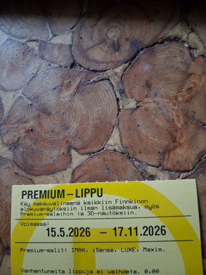 Finnkino Premium-elokuvalippu