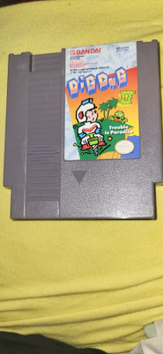 Nintendo 1985 Nes Dig Dug 2 Trouble In Paradise peli L rare