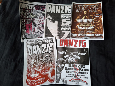 DANZIG --- julistesetti 5kpl --- 21cm x 30cm #1