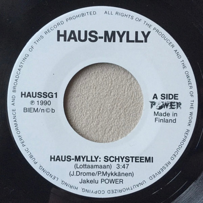 7” SINGLE Haus-Mylly - Schysteemi HAUSMYLLY
