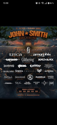 John Smith Rockfestival 3pv lippu