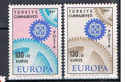 Turkki 1967 - Europa CEPT  ++
