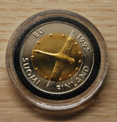 10 Markkaa 1995 EU Joutsenkymppi