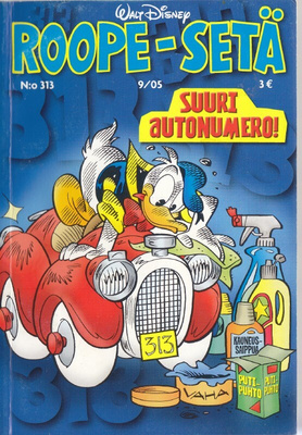 Roope-Setä N:o 313 (9/2005) Suuri autonumero!