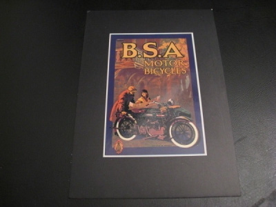 Postikortti B.S.A motorcycles deluxe 1995