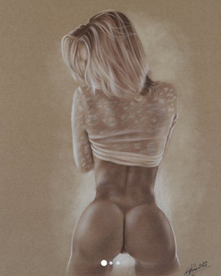 Denis Prenzel - Ariane, Originaali pastelli